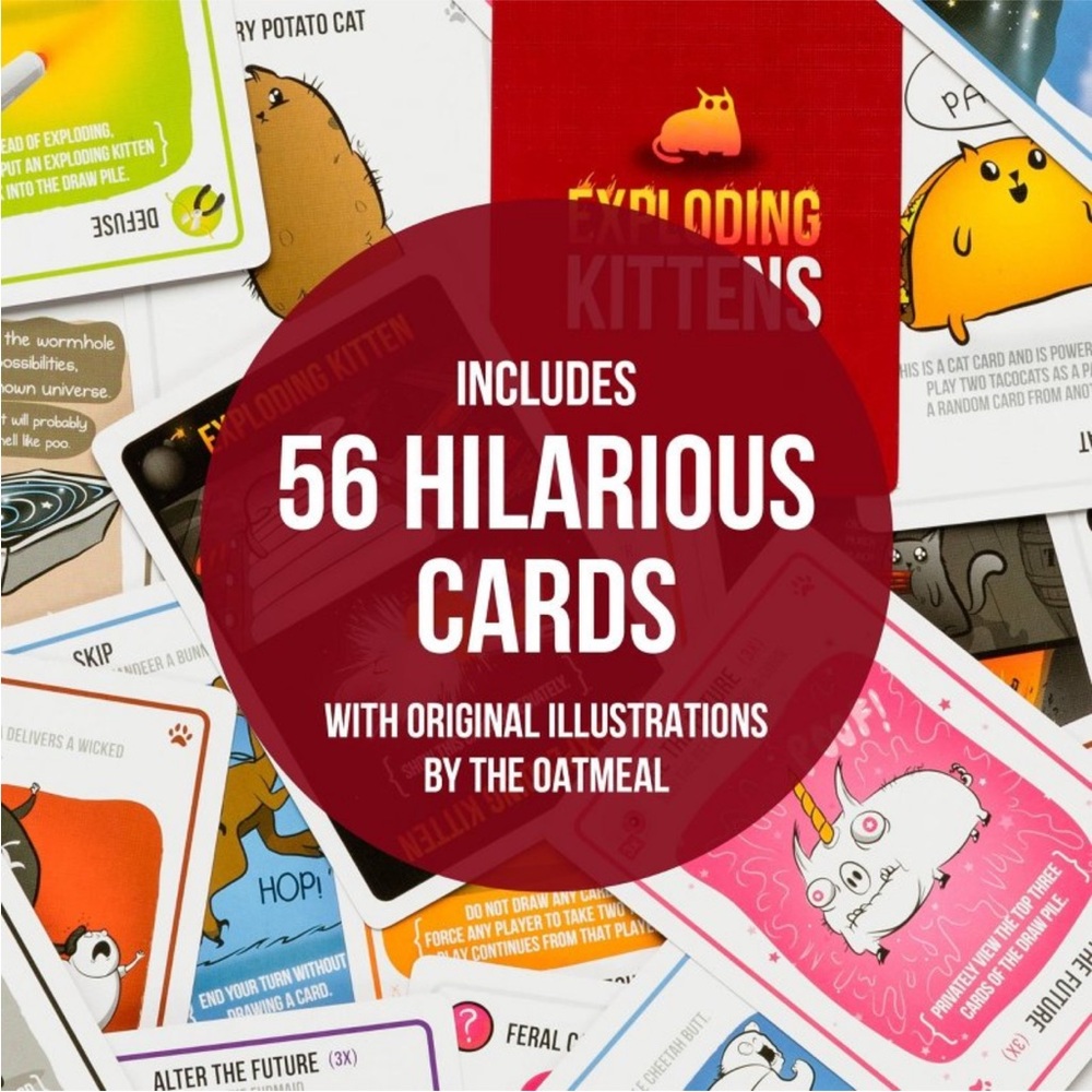 Exploding Kittens Brand New Card Game - Picture 3 of 10